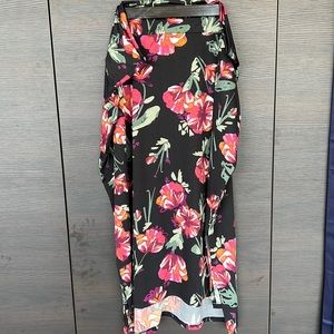 Piphany “Brooklyn” mid length maxi skirt (w/side slit)